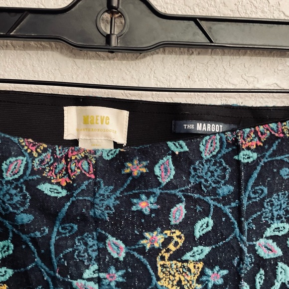 Anthropologie Maeve The Margot Kick Flare Cropped Pants - Picture 5 of 6